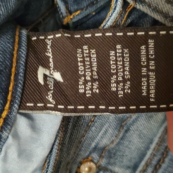 7 For All Mankind Girls Ankle Skinny Jeans - Picture 5 of 7